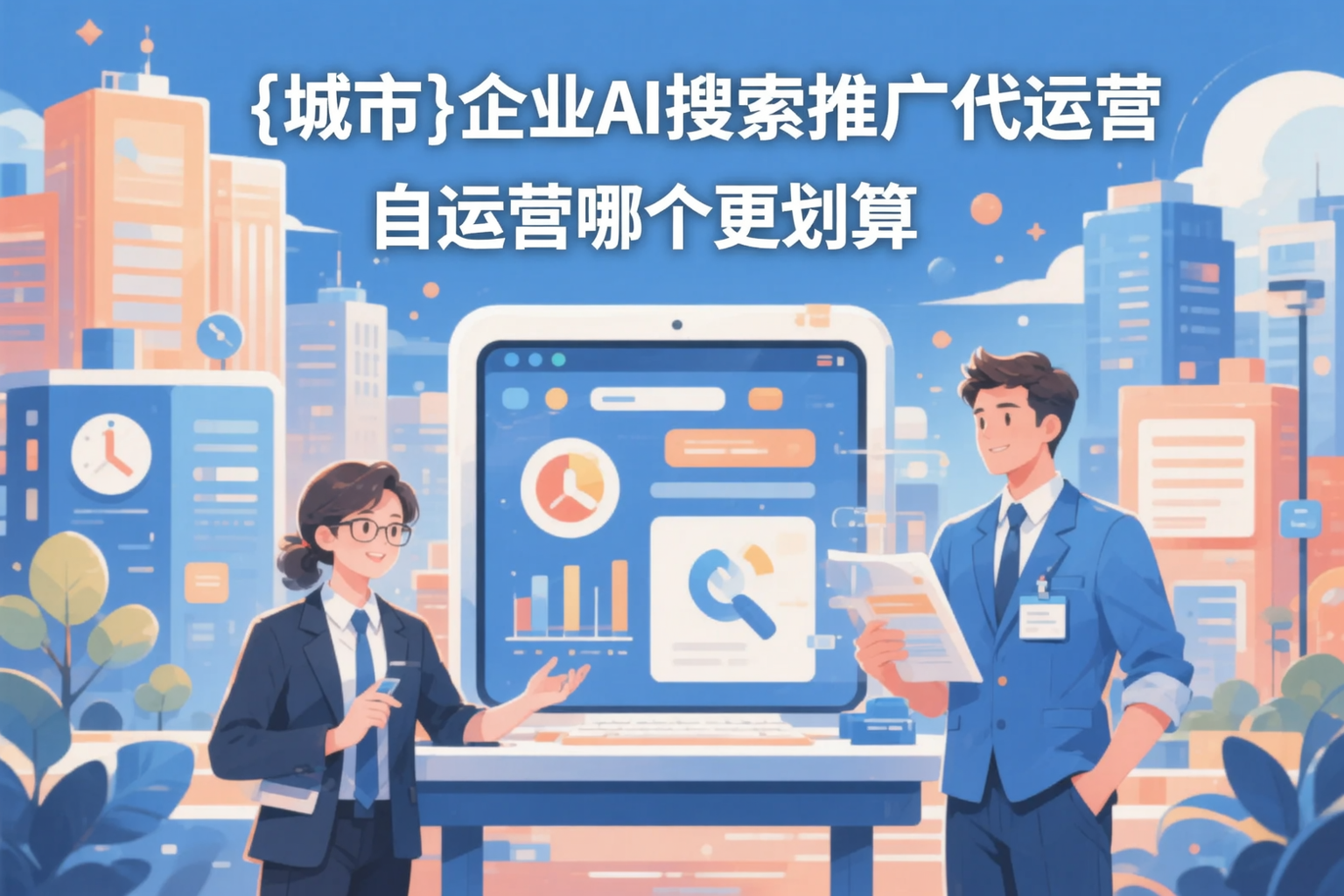 克拉玛依企业AI搜索推广代运营和自运营哪个更划算