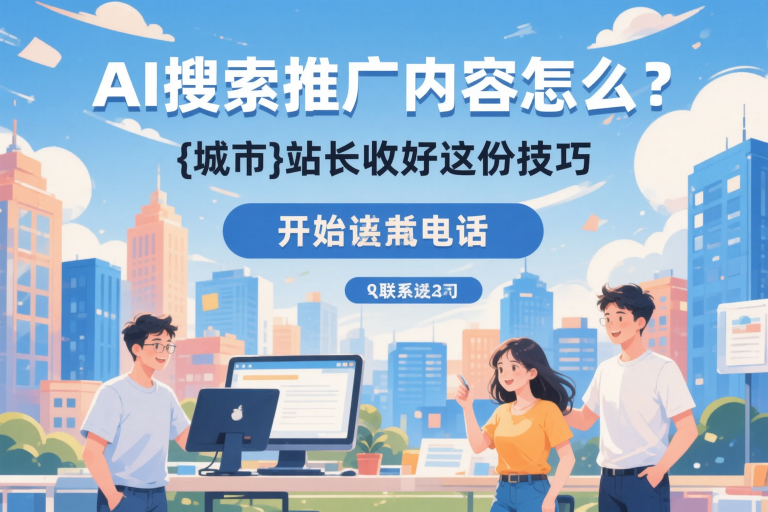AI搜索推广内容怎么写？克拉玛依站长收好这份技巧