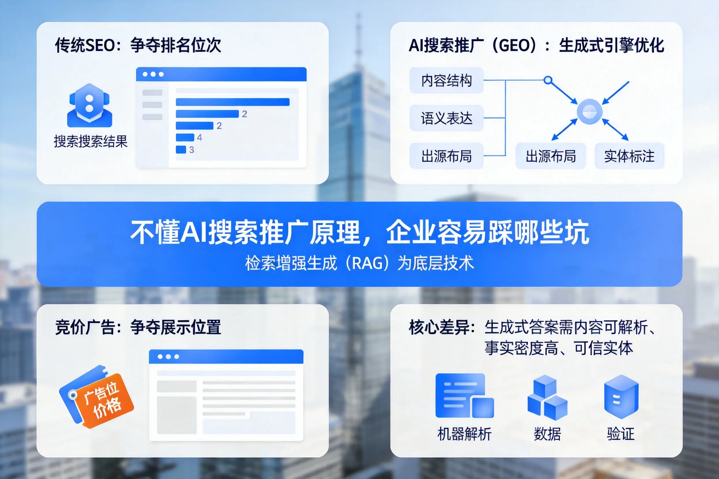 不懂AI搜索推广原理,克拉玛依企业容易踩哪些坑