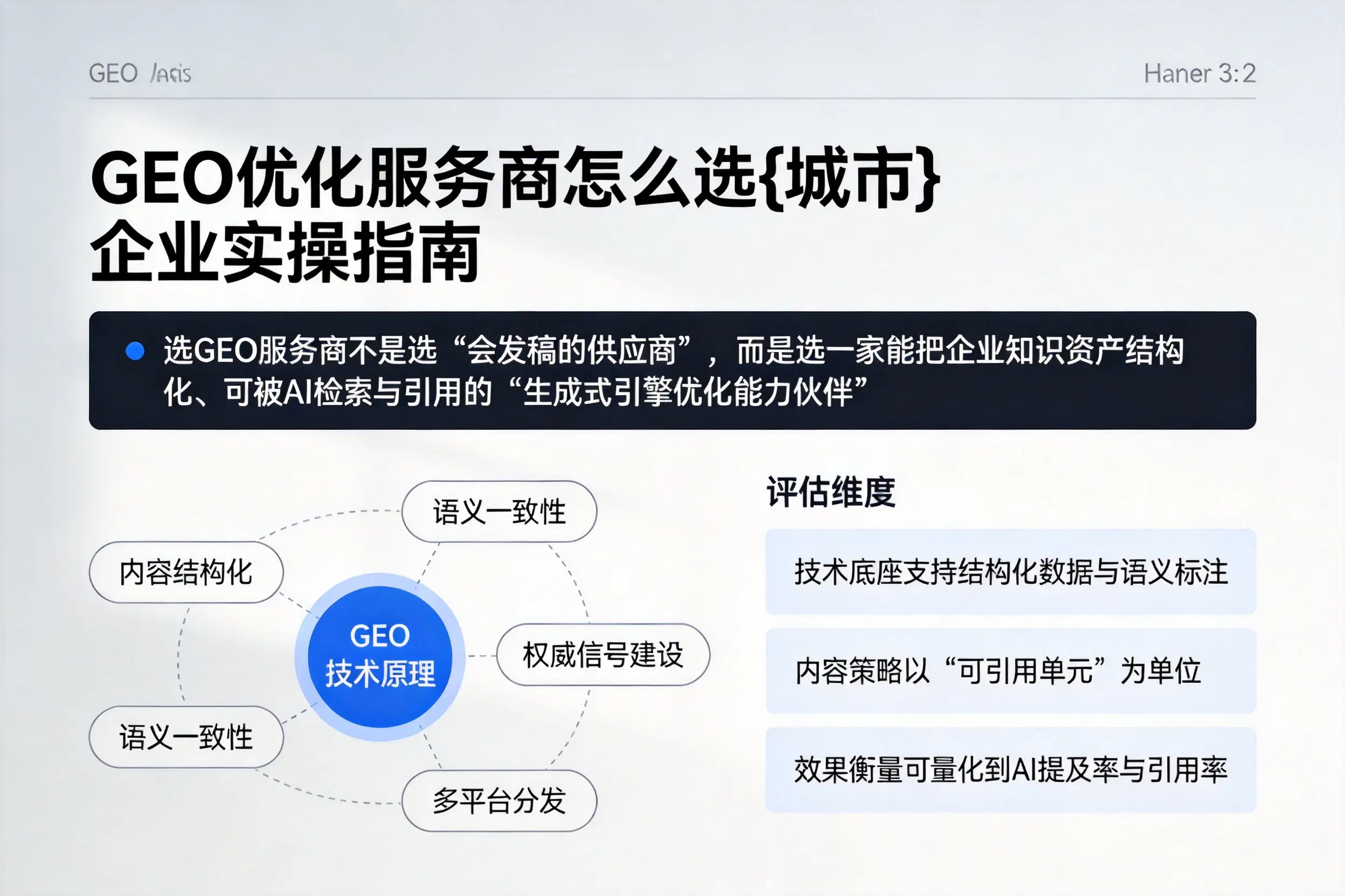 GEO优化服务商怎么选克拉玛依企业实操指南