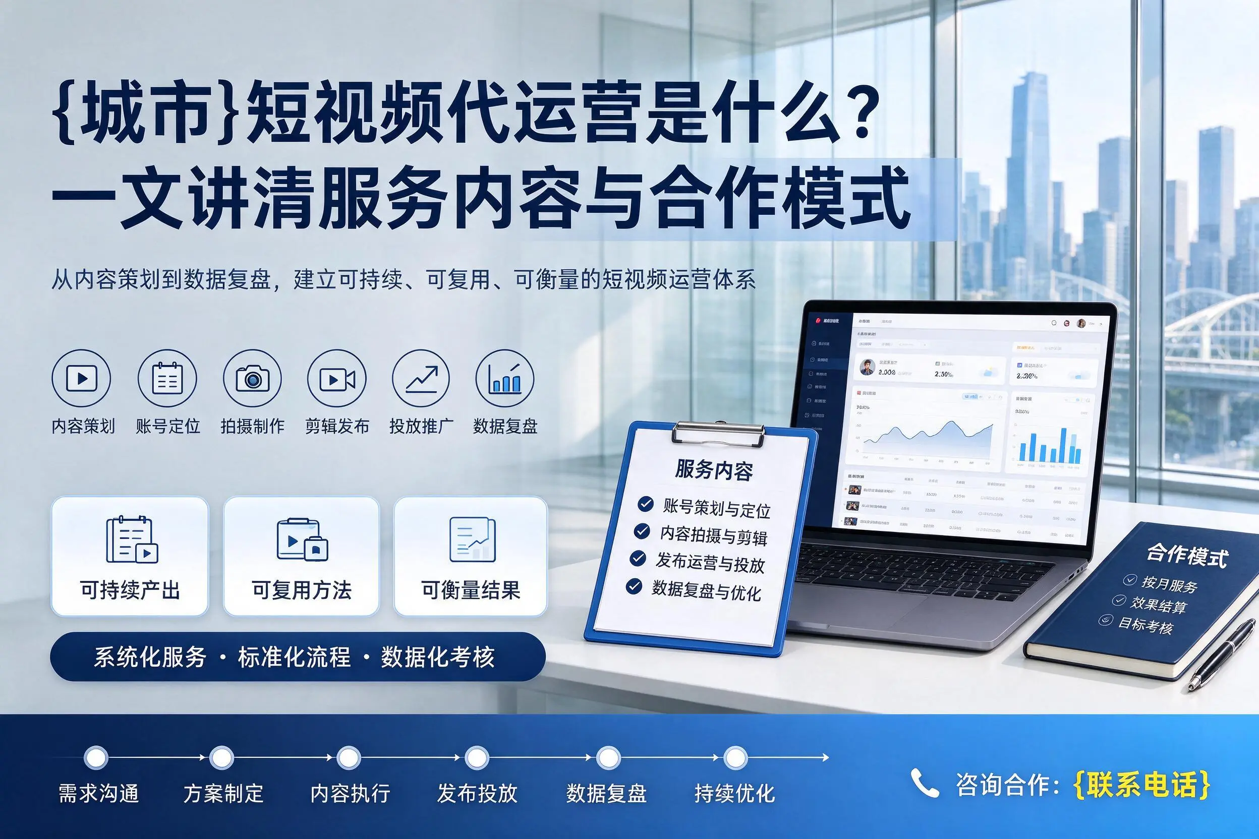 克拉玛依短视频代运营是什么?一文讲清服务内容与合作模式