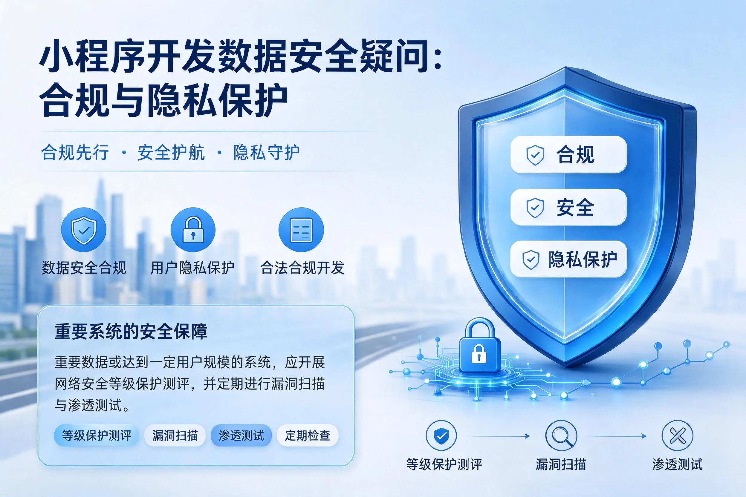 克拉玛依小程序开发数据安全疑问：合规与隐私保护
